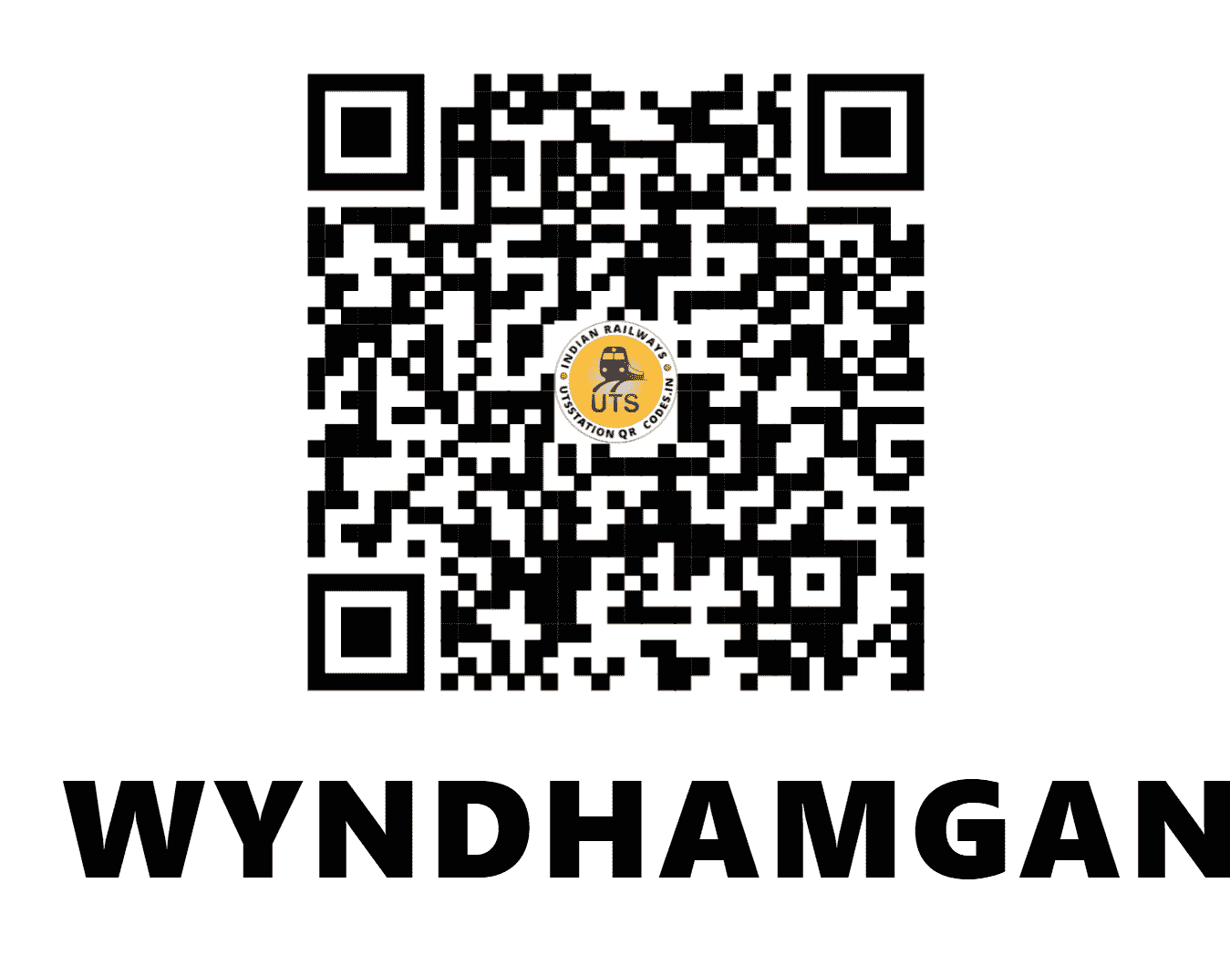 UTS QR Code for WYNDHAMGANJ - WDM (EC - UTTAR PRADESH)